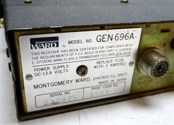 Montgomery Ward GEN-696A